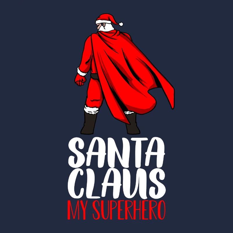 Weihnachtsmann Superheld Geschenk