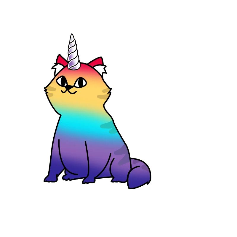 Katze Einhorn Geschenk