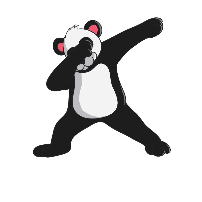 Panda Dab Dabbing Bär Lustiger Süßer Geschenk