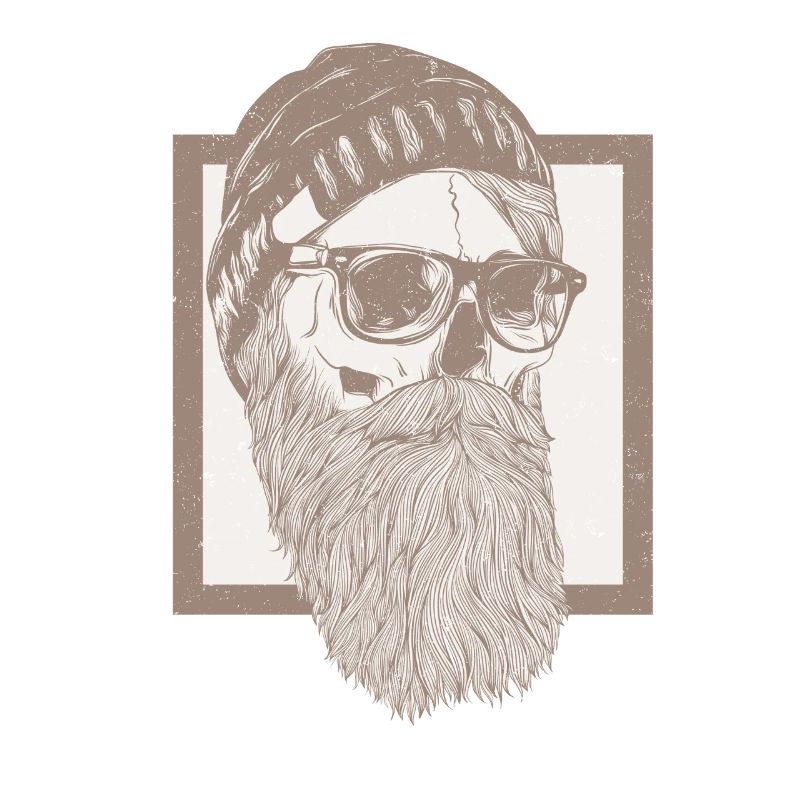 Bart - Beard, Totenkopf