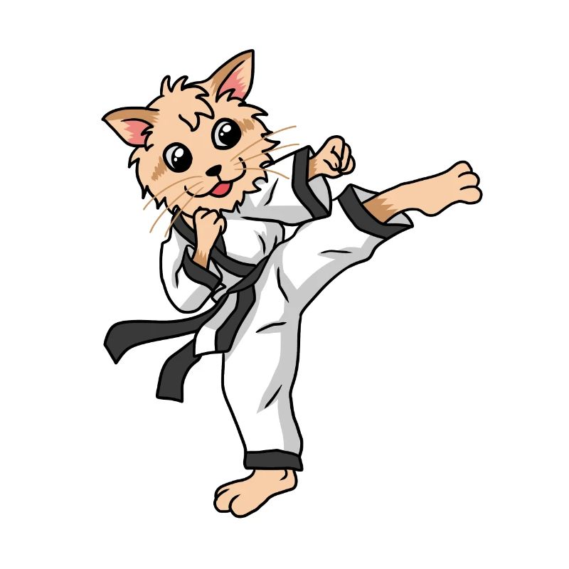 Karate Katze