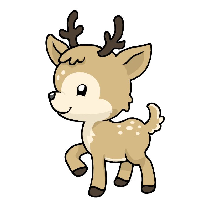Petit bébé cerf cerf