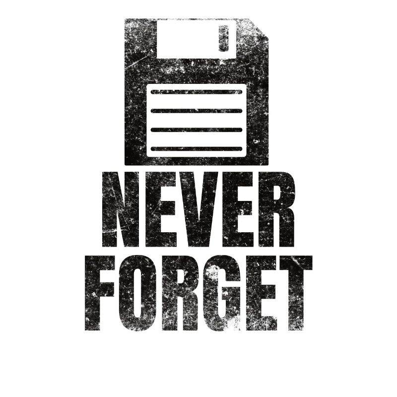 Diskette 90er Spruch Disk 90s Retro Geschenk Nerd