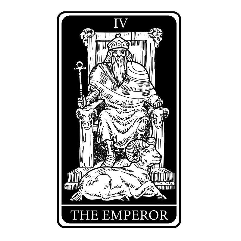 Le Roi Tarot Cartes Devins Devins