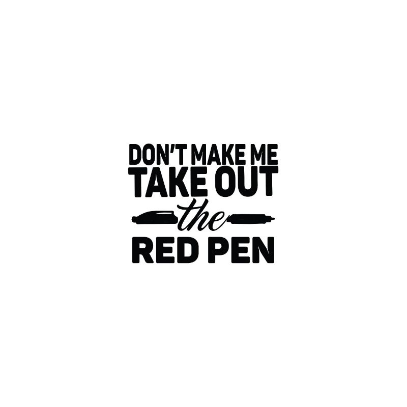 Ne me fais pas sortir le red pen