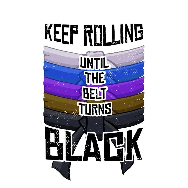 Le Jiu-Jitsu brésilien Keep Rolling Belt devient noir