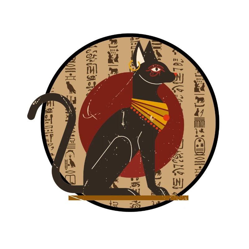 Sphinx chat d’Egypte Egypt Cercle