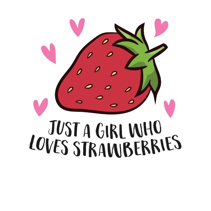 Nur Ein Mädchen Das Erdbeeren Liebt Cooles