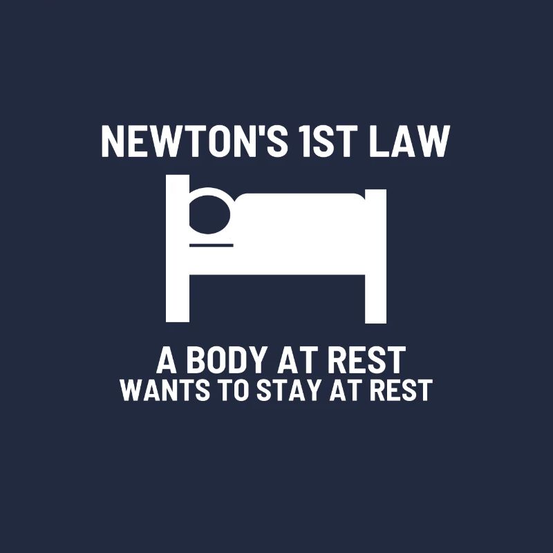 Newtons erstes physikalisches Gesetz Arzt oder Wis