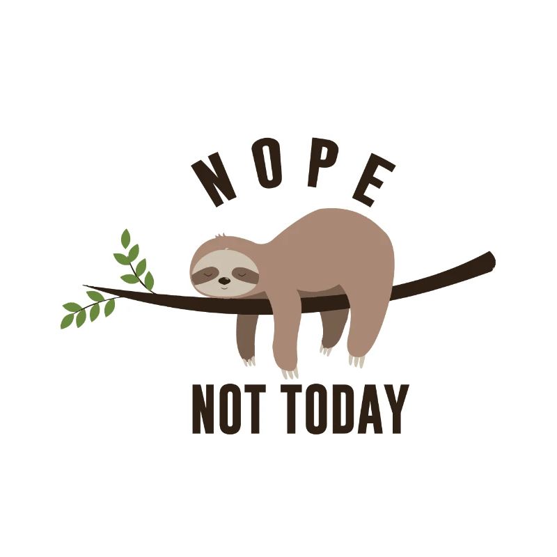 Sloth nope not today