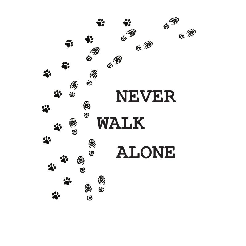 never walk alone; Hund
