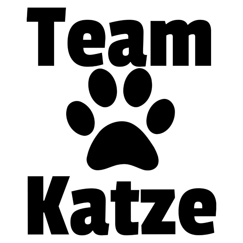 Team Katze schwarz raw