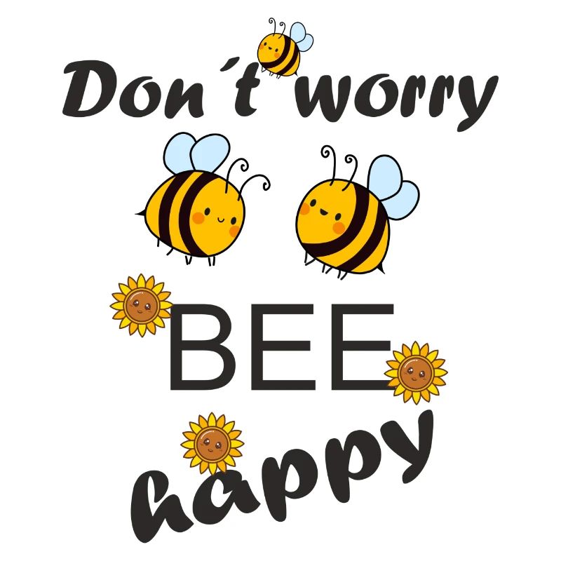 Bee happy Bienen Honig Imker