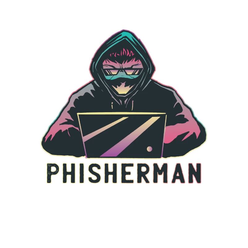 Conception de phisherman de pirates comme cadeau