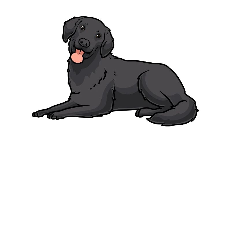 Flat Coated Retriever Hund