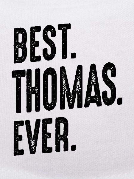 Mens Funny Personalisierter Name Thomas