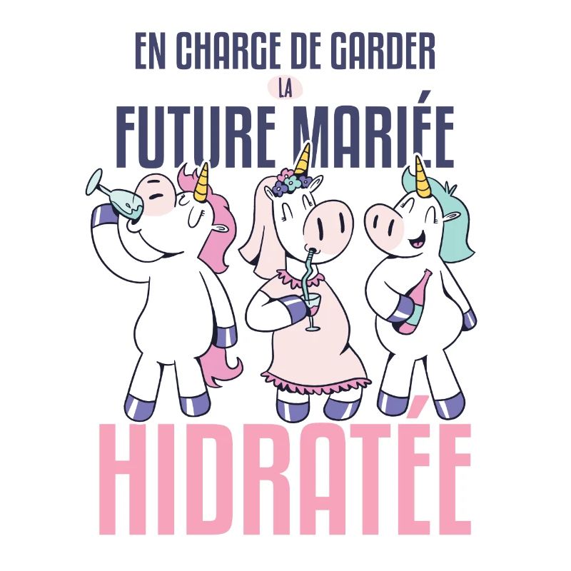 future mariée hydratée, humour EVJF