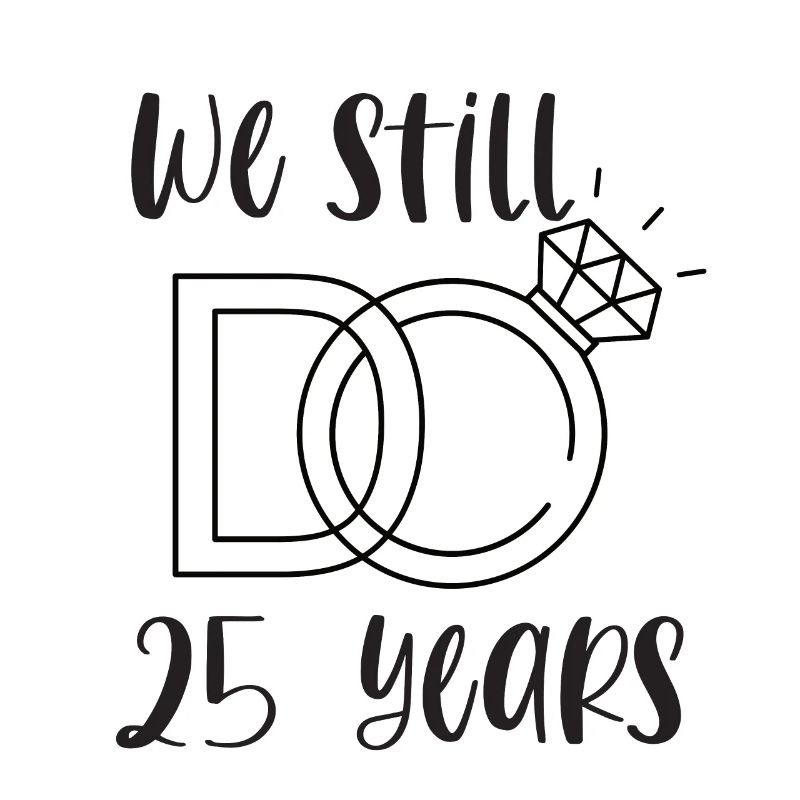 25th Wedding Anniversary Silver Wedding Wedding Gift