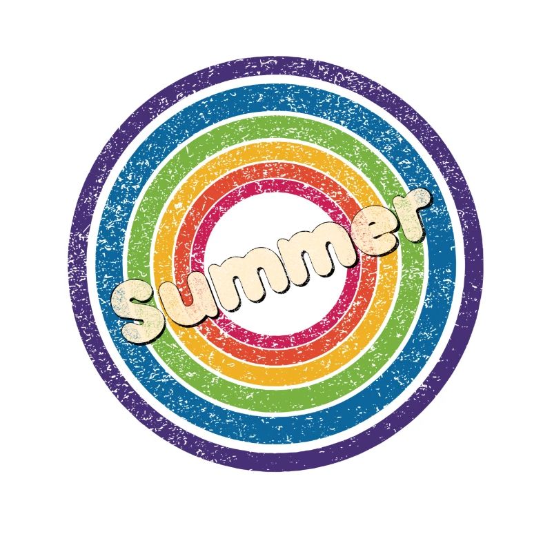 Summer Vintage Rainbow