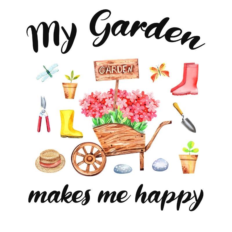 Garten Spruch Gärtner Hobbygärtner Geschenkidee