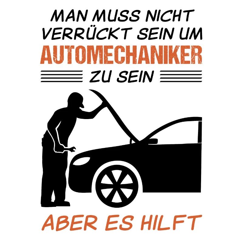 Automechaniker Beruf Lustiger Spruch Geschenk
