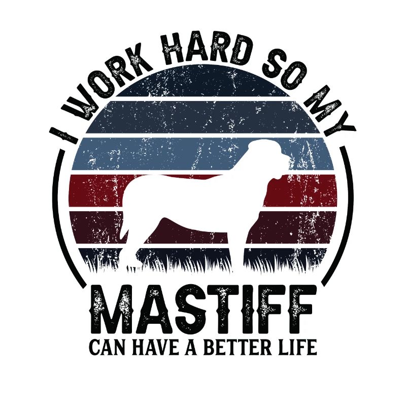 Arbeite Hart - Retro Mastiff