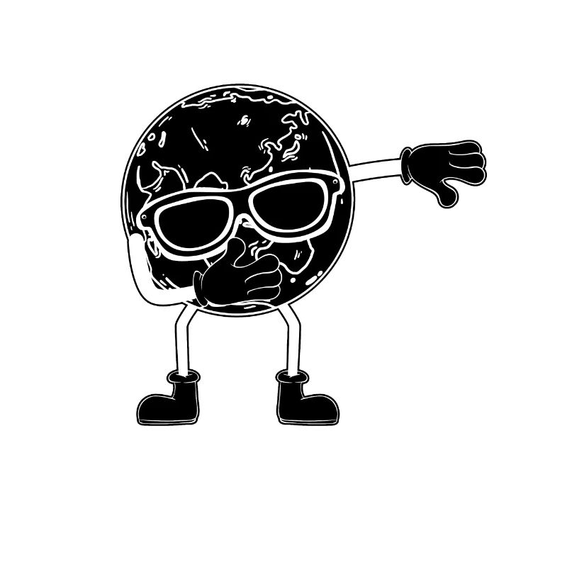 Dabbing Planet Dab Dance Earth Day Fun Day
