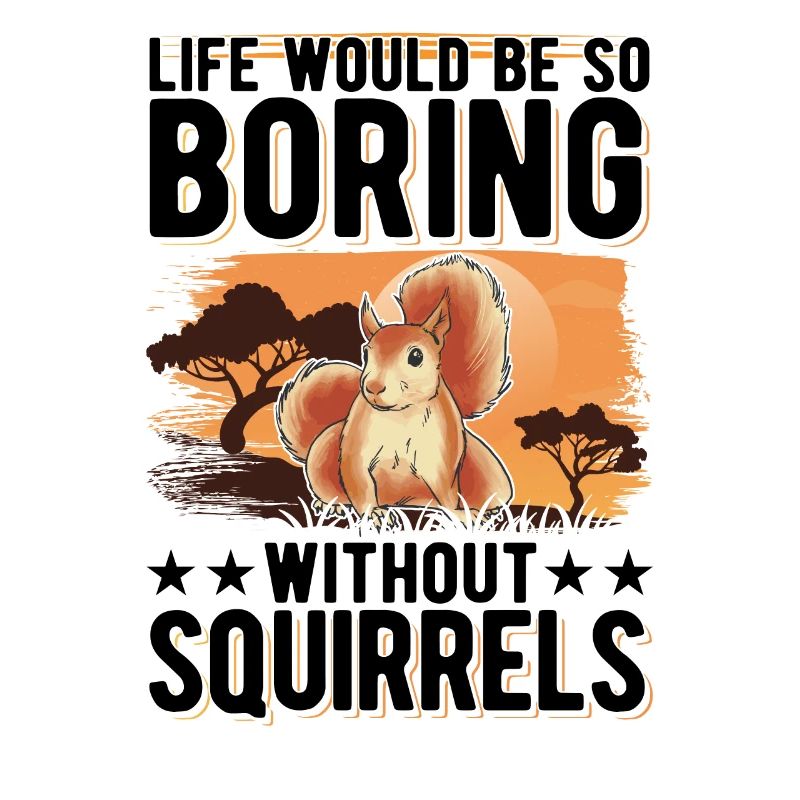 Eichhörnchen Geschenk Squirrel Grauhörnchen