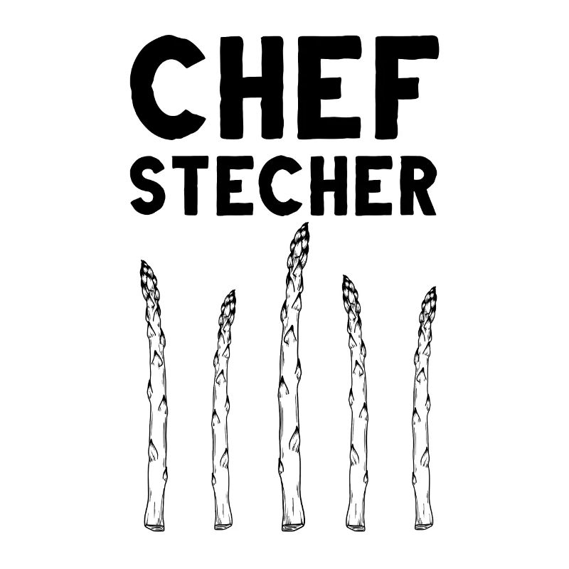 Chefstecher Spargelstecher Spargelernte Bauer