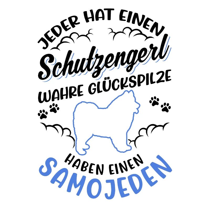 Samojede Schutzengel Schlittenhund Samojeden