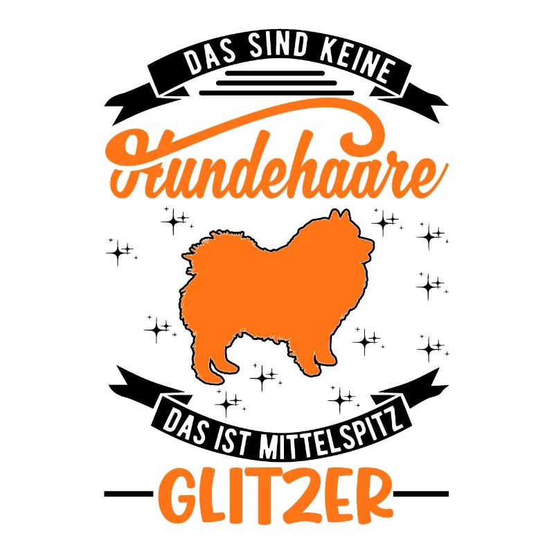 Mittelspitz Glitzer