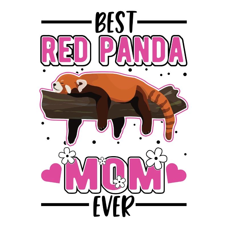 Roter Panda Mama Red Panda Mom