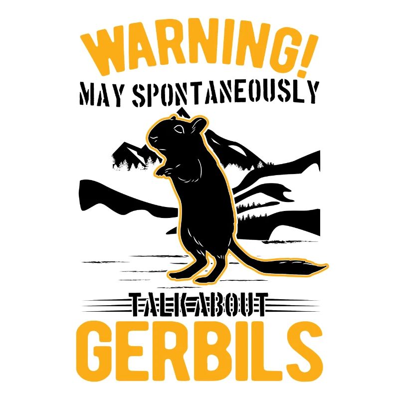 Warning Gerbil racing rat gerbil