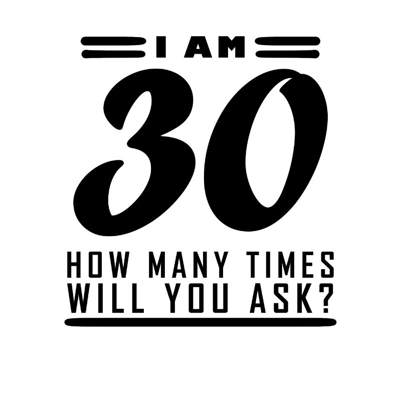 Ich bin 30 – 30. Geburtstag Geschenk