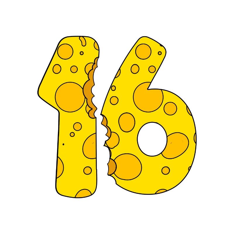 Fromage 16 ans - Cadeau 16e anniversaire