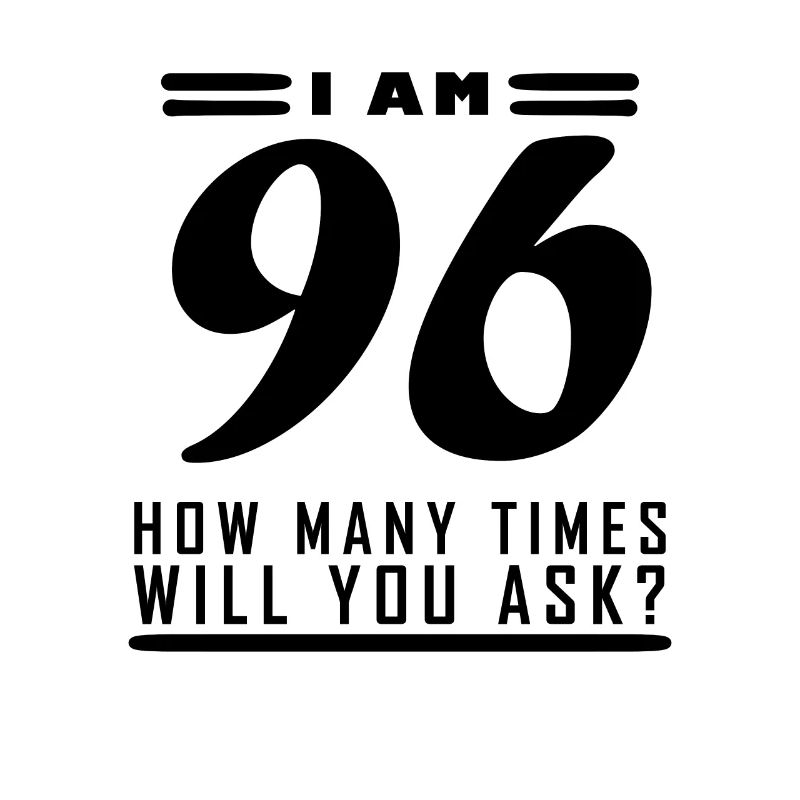 I am 96 – 96th birthday gift