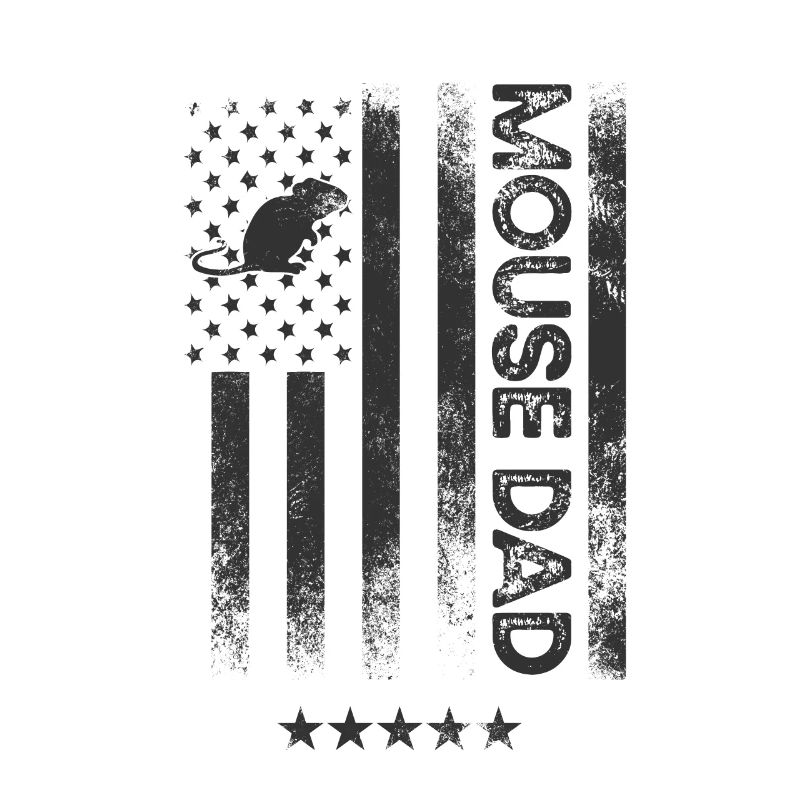 Drapeau américain - Mouse Dad