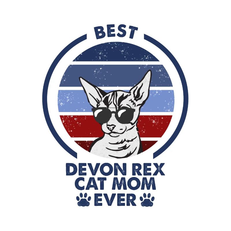 Maman chat - Devon Rex Chat