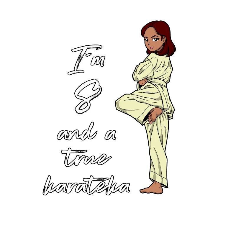 Ich bin 8 - Mädchen Karate