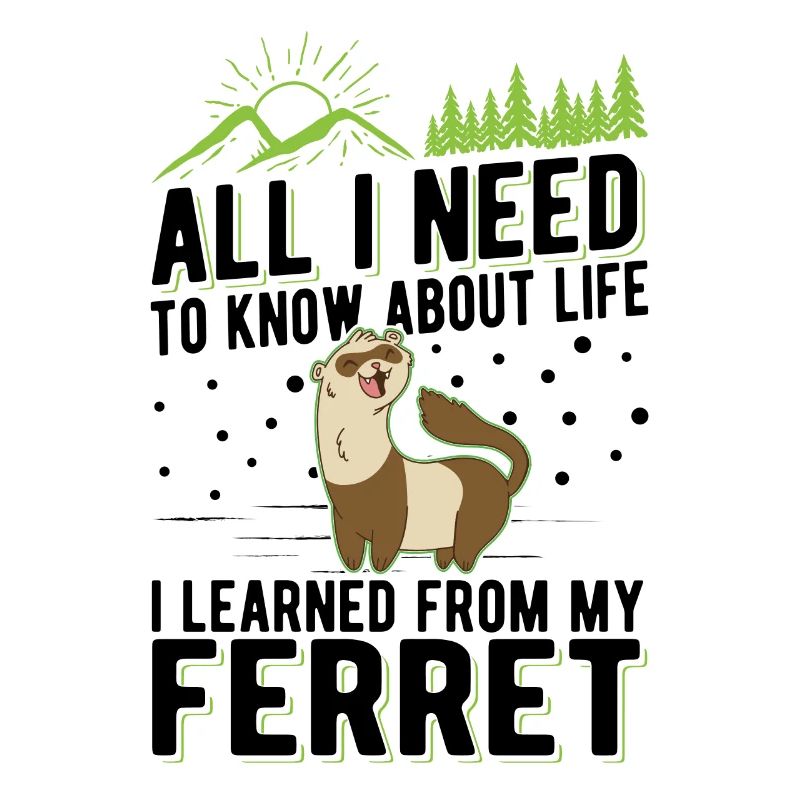 Frettchen Spruch Ferret