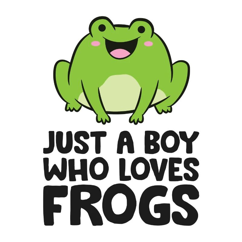 Juste un garçon qui aime les grenouilles