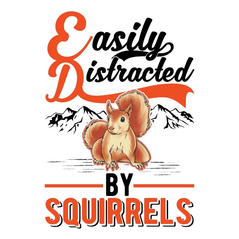 Facilement distrait par les écureuils Eichhörnchen