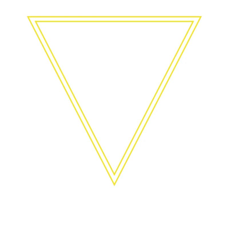 Triangle Jaune néon