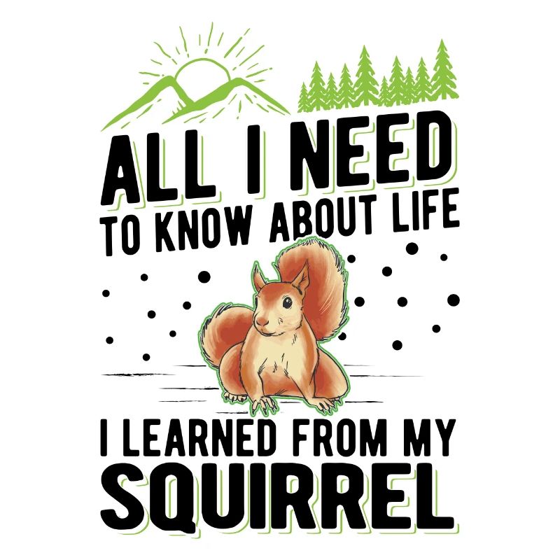 Eichhörnchen Geschenk Grauhörnchen Squirrel