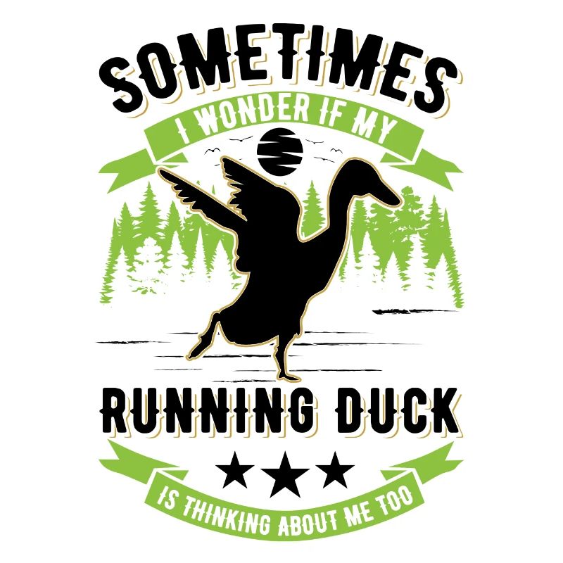 Indian Running Duck Gift Bottle Duck