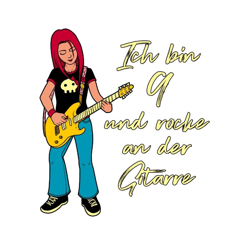 Ich bin 9 - Mädchen Gitarrist