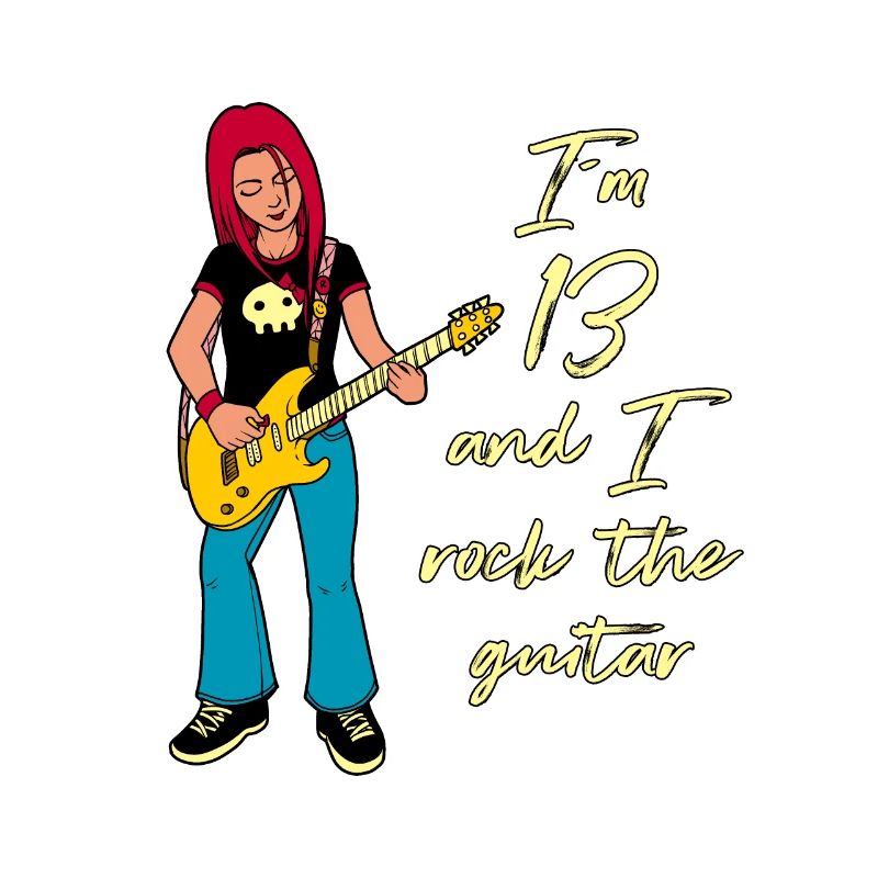 Ich bin 13 - Mädchen Gitarrist