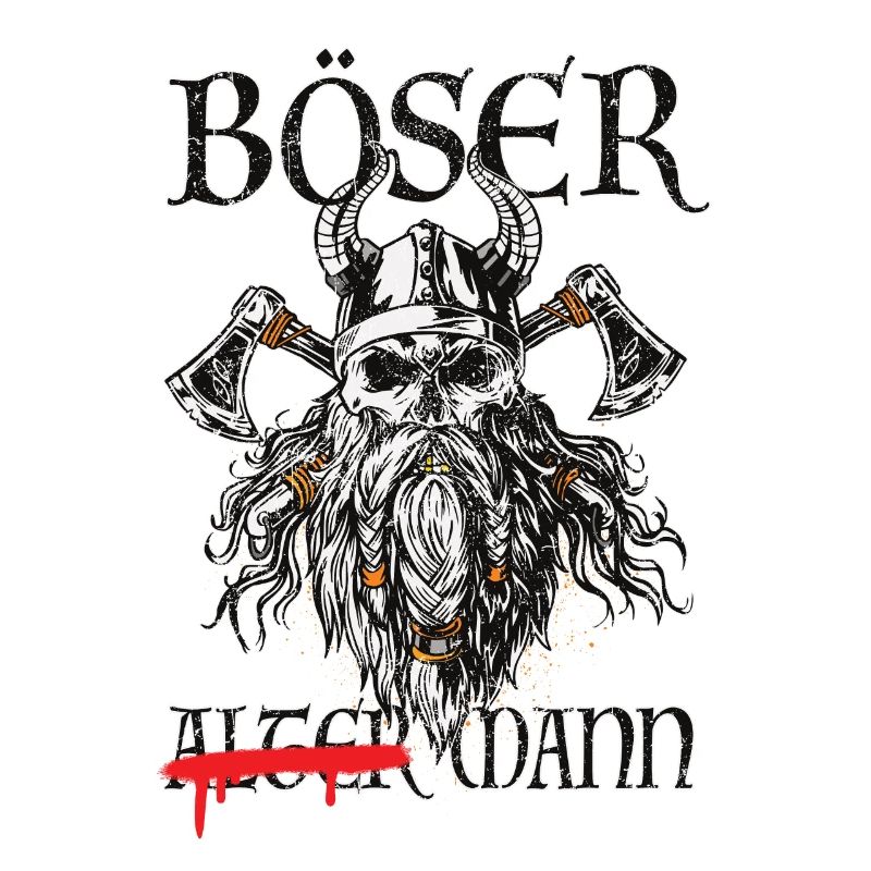 Böser Wikinger-Krieger Grafik