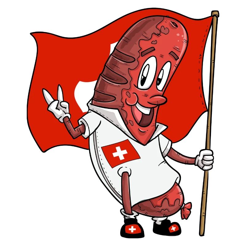 Schweizerische Schweinsbratwurst