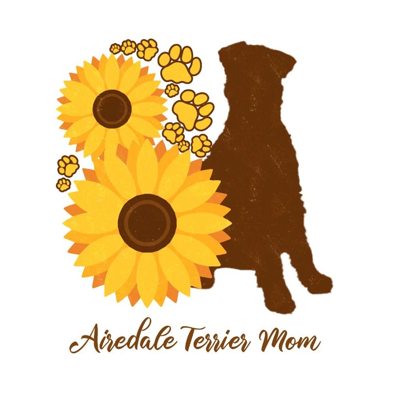 Sonnenblumenmutter - Airedale Terrier